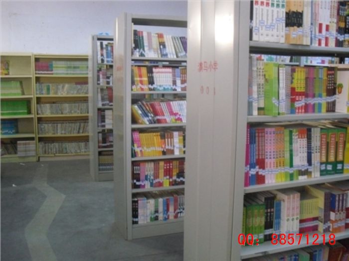 小学书架铁制 中小学铁质书架,小学铁制图书架,小学生铁书架