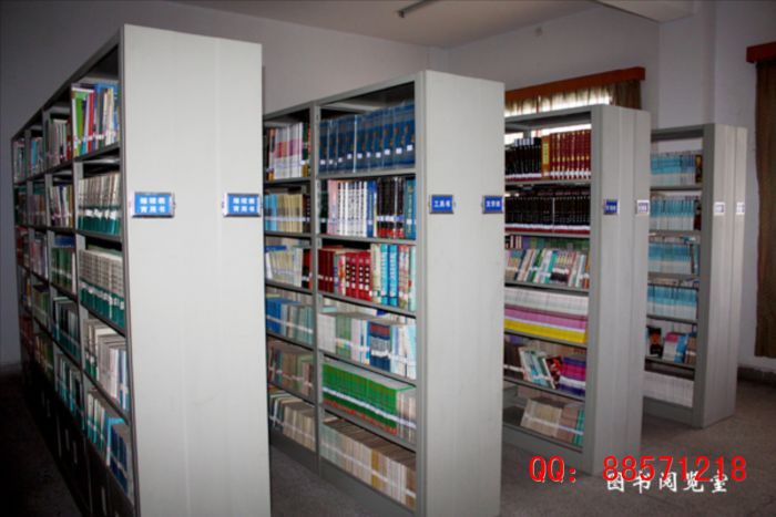 六层图书馆铁书架 六层书架,铁皮图书架,钢制六层图书架