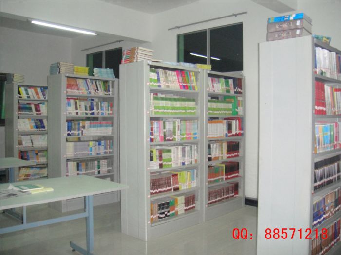 中学图书室书架 中学图书架,校园图书架,图书室书柜,中学生铁书架,中学用铁书架,中学生钢制书架